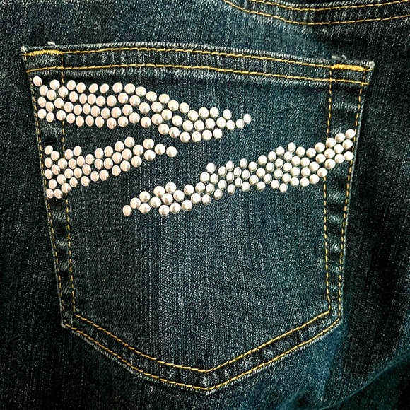 Michael Kors Studded Back Pockets Bootcut Jeans - Picture 2 of 8